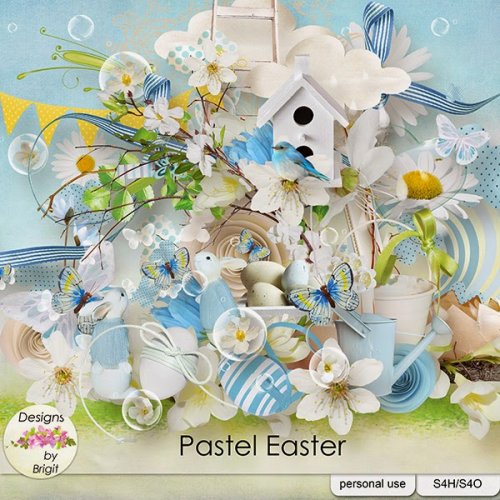 Скрап-набор Pastel Easter