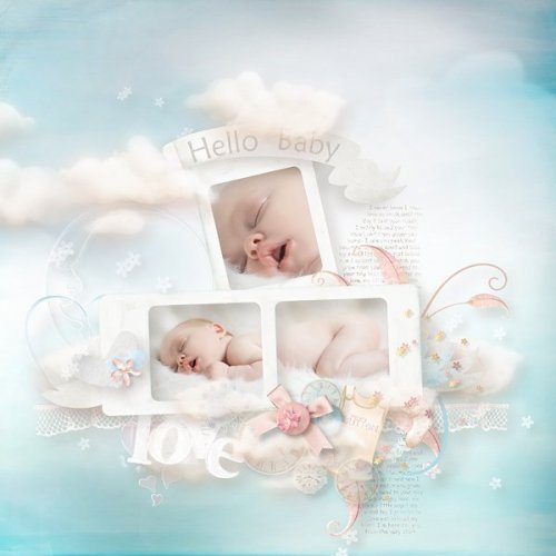 Скрап-набор Hello Baby