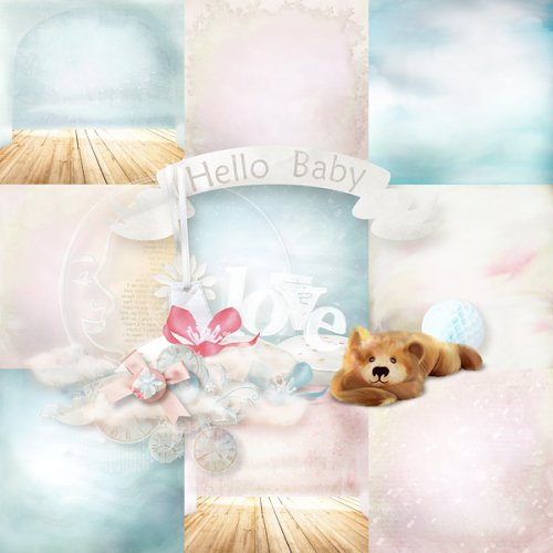 Скрап-набор Hello Baby