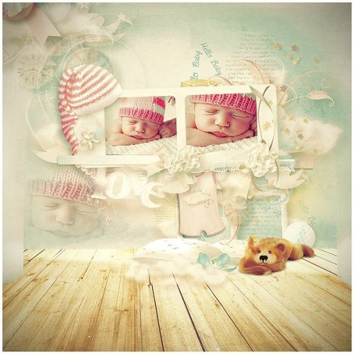 Скрап-набор Hello Baby