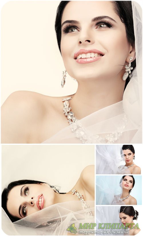 Невеста, красивая девушка / Bride, beautiful girl - Stock Photo