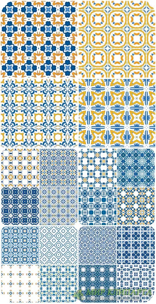 Текстуры в векторе, орнаменты, геометрические узоры / Texture vector, ornaments, geometric patterns