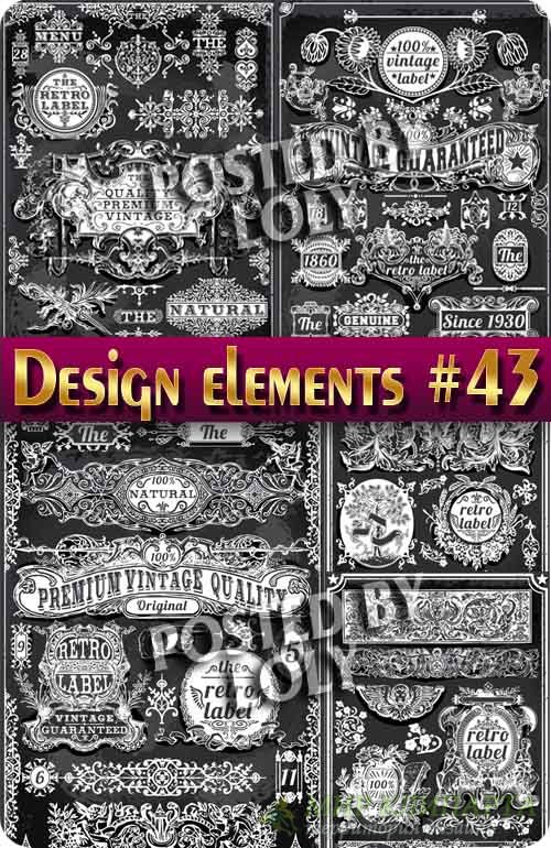 Элементы Дизайна #43 - Векторный клипарт