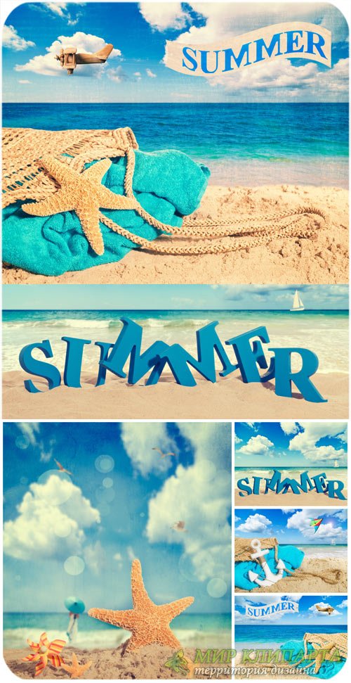 Летние фоны, море / Summer backgrounds, sea - Stock Photo