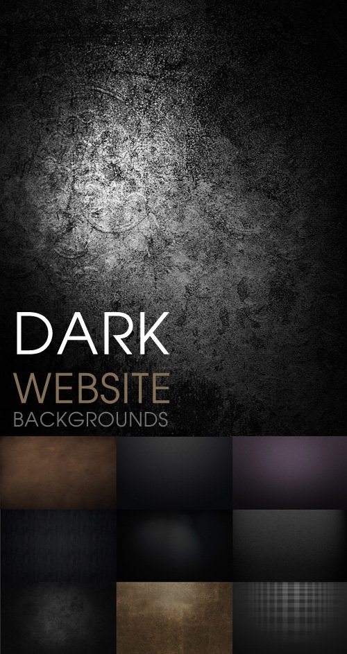 Dark website backgrounds