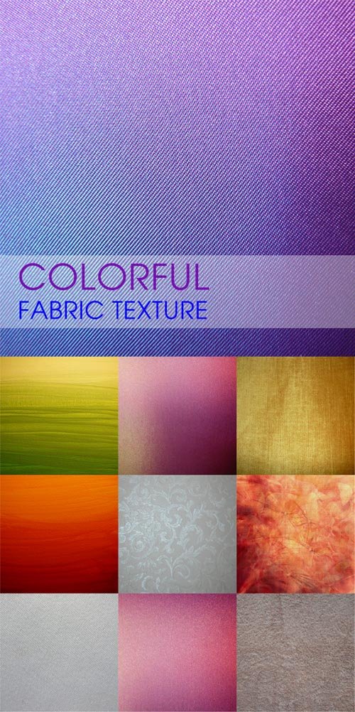 Colorful fabric texture