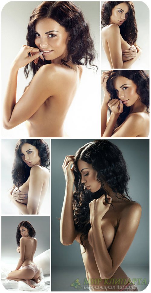 Красивая обнаженная девушка / Beautiful naked girl - Stock Photo