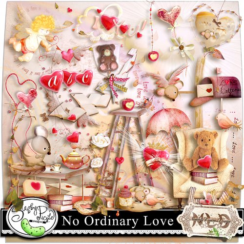 Скрап-набор No ordinary love