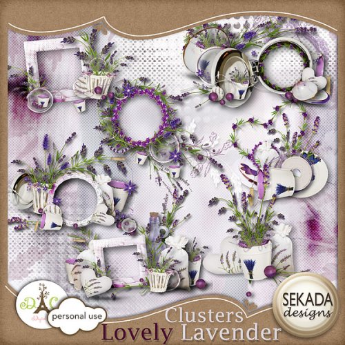 Скрап-набор Lovely lavender