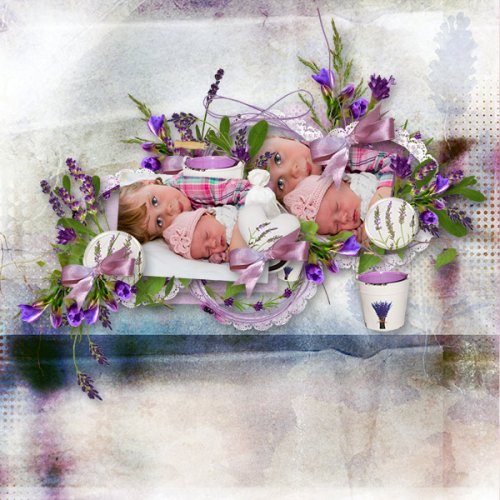 Скрап-набор Lovely lavender