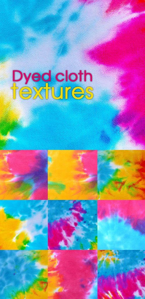 Dyed cloth - textures