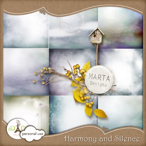 Скрап-набор Harmony and silence