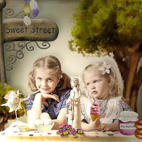 Скрап-набор Sweet street
