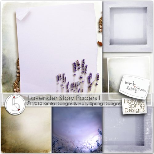 Скрап-набор Lavender story