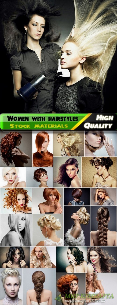 Beauty women with amazing hairstyles Stock images - 25 HQ Jpg