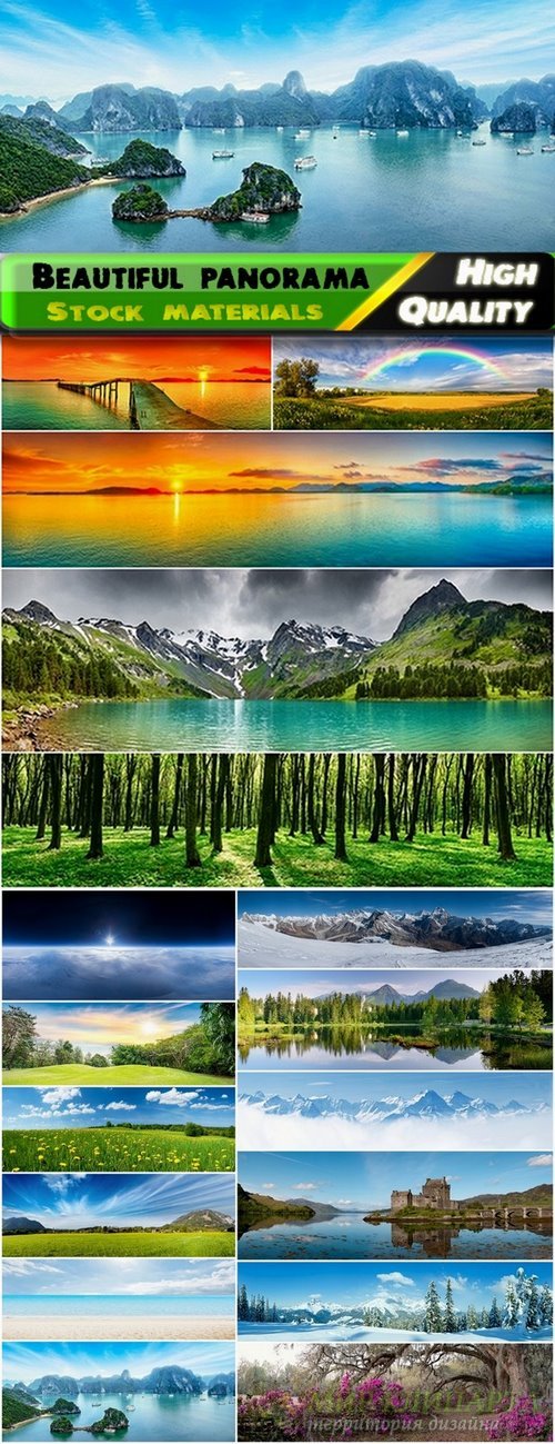 Beautiful panorama of landscapes and nature Stock Images - 25 HQ Jpg