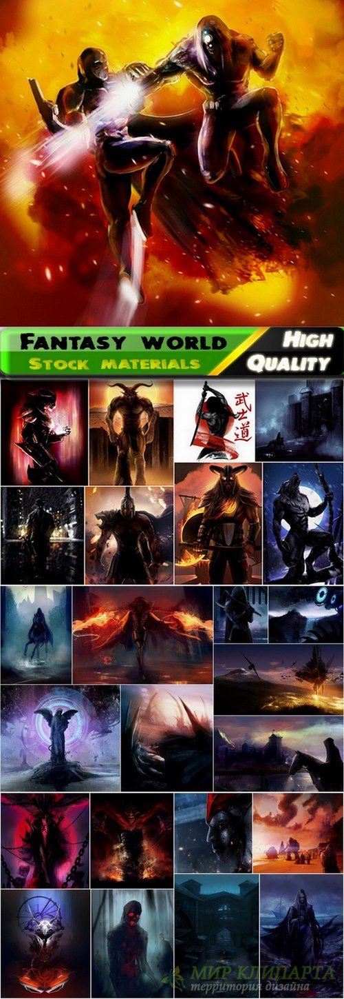 Fantasy world and fantasy characters Stock images - 25 HQ Jpg