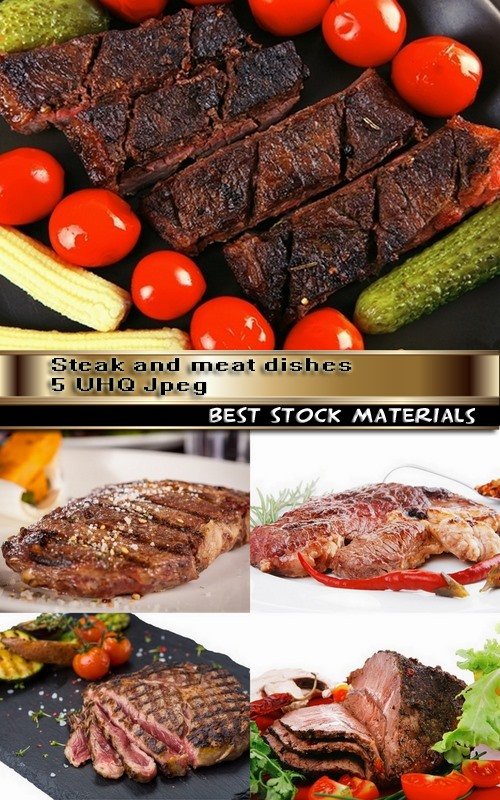 Steak and meat dishes 5 UHQ Jpeg