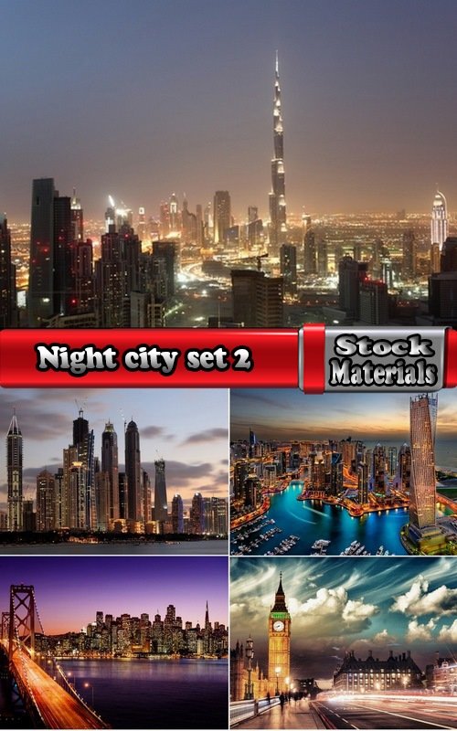 Night city set 2-5 UHQ Jpeg