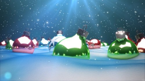 Футаж - Рождественские шары