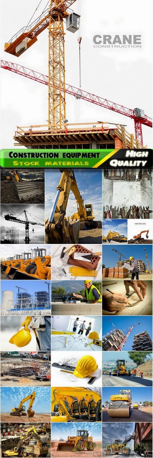 Construction equipment and construction sites Stock images - 25 HQ Jpg