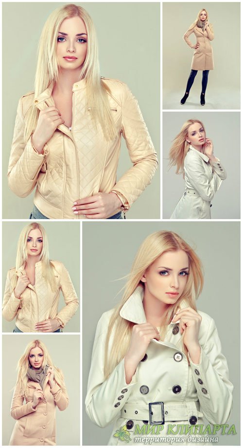 Девушка в куртке / Girl in jacket - Stock photo