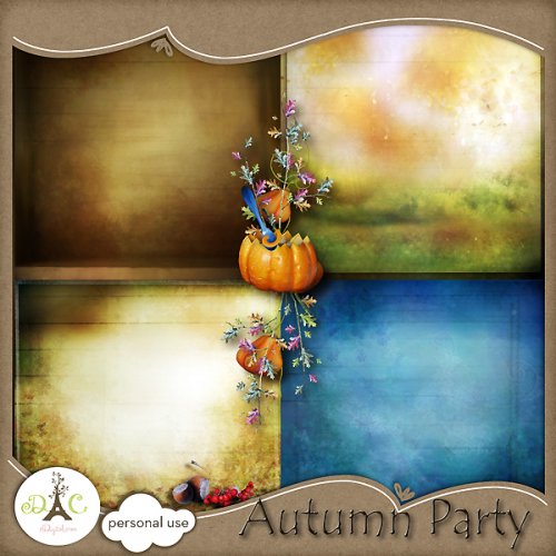 Скрап-набор Autumn party