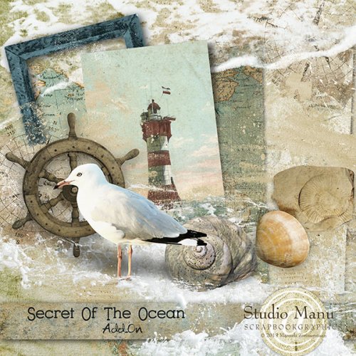 Скрап-набор Secret of the ocean