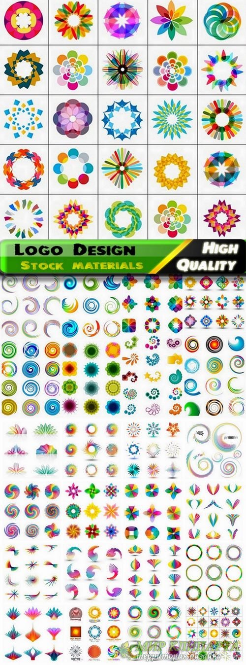Logo Design in vector Set from stock #36 -  25 Eps