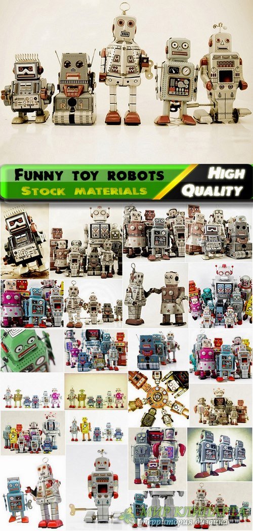 Funny toy robots Stock images - 25 HQ Jpg