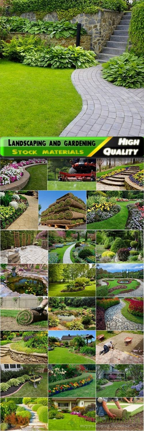 Landscaping and gardening Stock images - 25 HQ Jpg