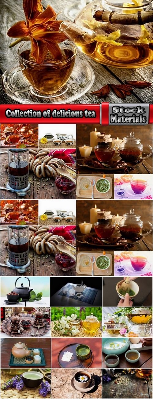 Collection of delicious tea from around the world 25 UHQ Jpeg