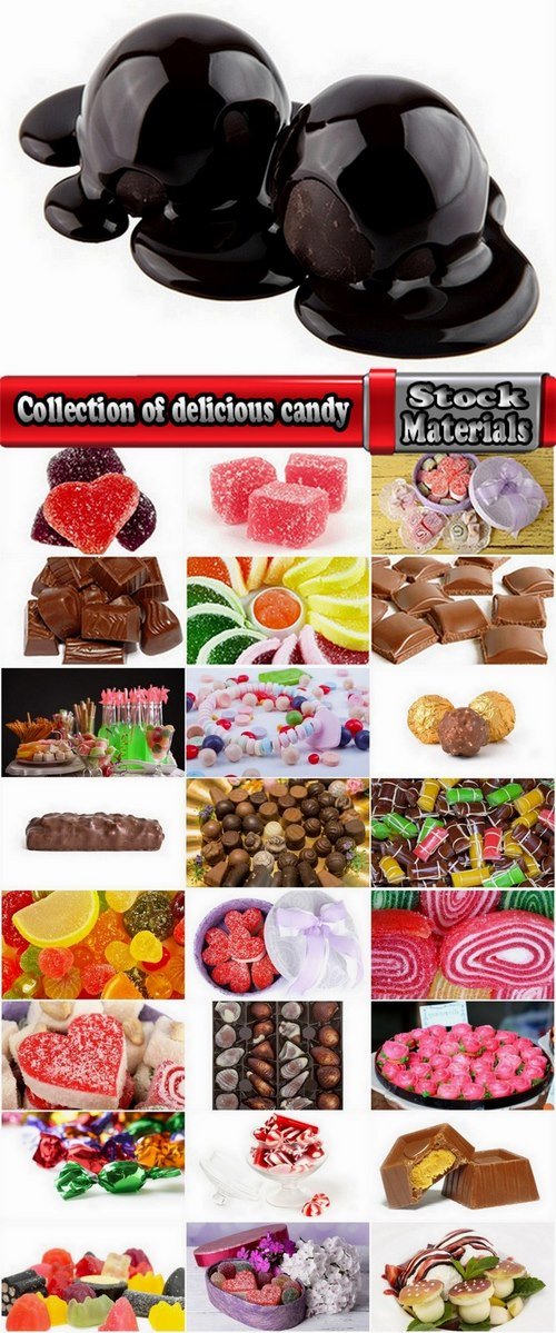 Collection of delicious candy 25 UHQ Jpeg
