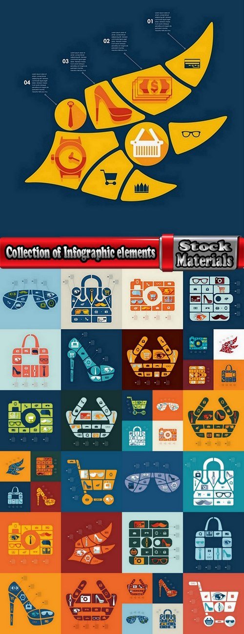 Collection of Infographic elements #2-25 Eps