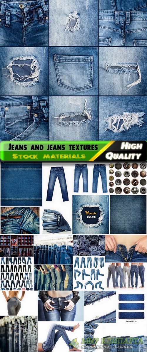 Jeans and jeans textures Stock images - 25 HQ Jpg