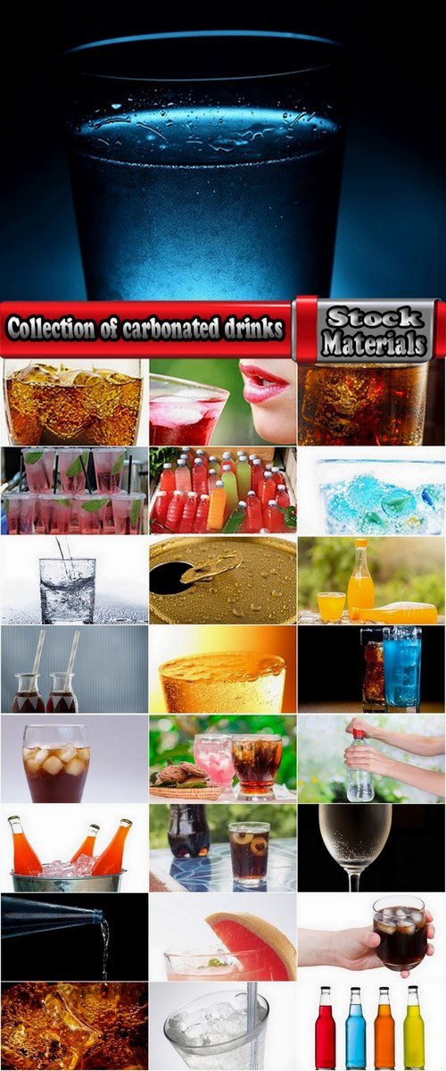 Collection of carbonated drinks 25 UHQ Jpeg