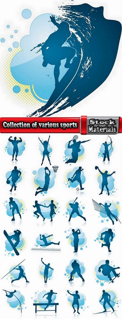 Collection of various sports 25 Ai