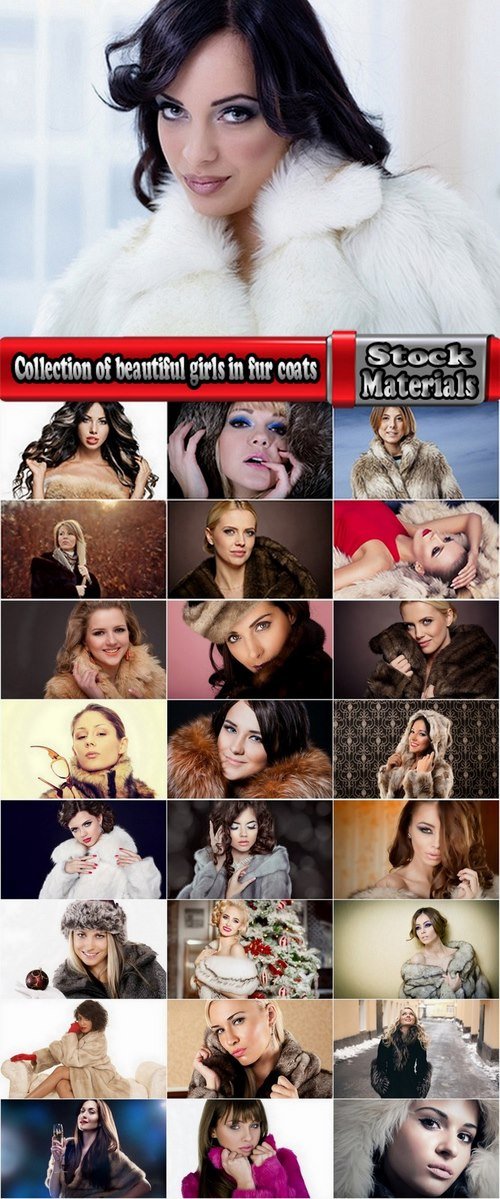 Collection of beautiful girls in fur coats 25 UHQ Jpeg