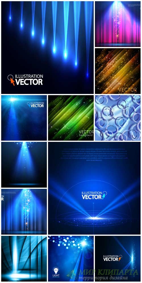 Vector backgrounds with abstraction # 223