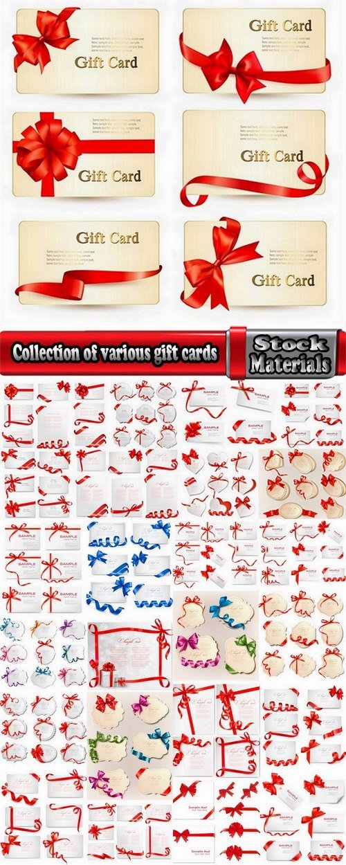 Collection of various gift cards #3-25 Eps
