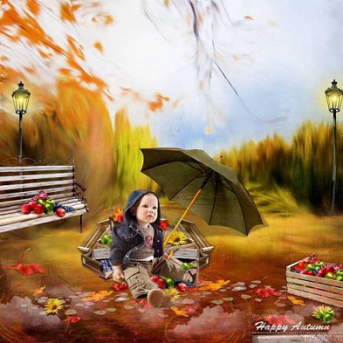Скрап-набор We love autumn