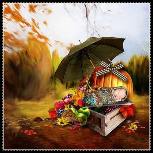 Скрап-набор We love autumn