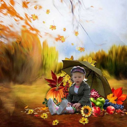 Скрап-набор We love autumn