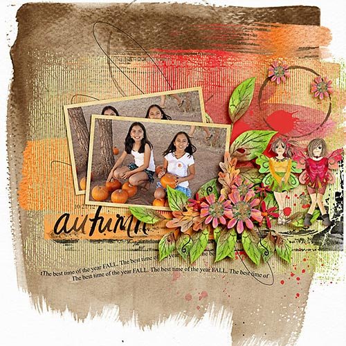 Скрап-набор - Enchanted Autumn