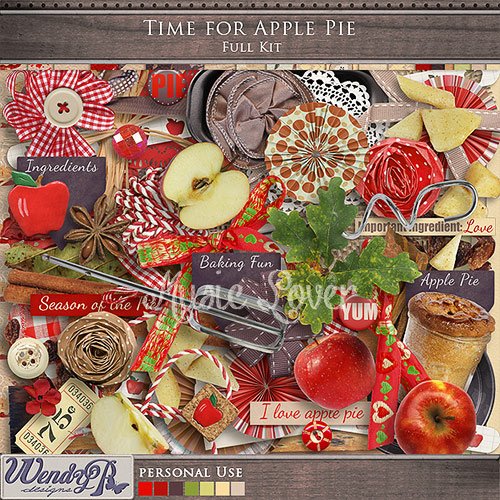 Скрап-набор - Time For Apple Pie