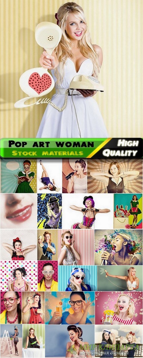 Pop art woman Stock images - 25 HQ Jpg
