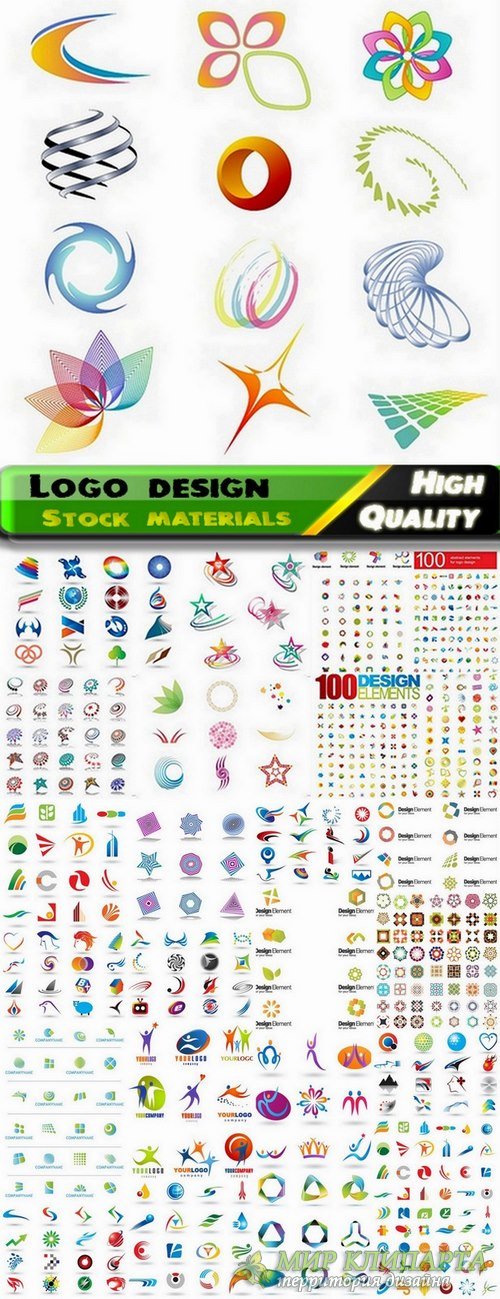 Logo Design in vector Set from stock #47 -  25 Eps