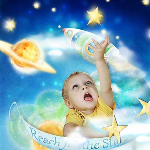 Скрап-набор - Reach For The Stars