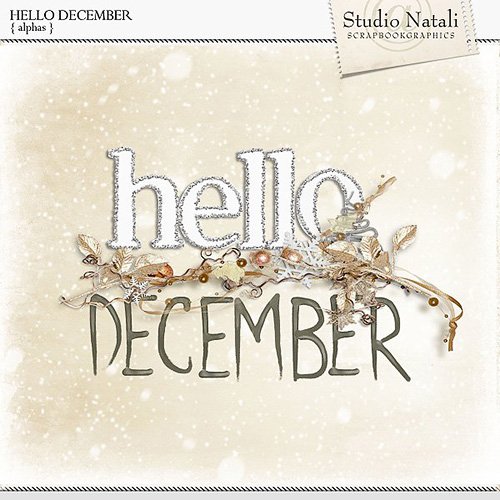 Скрап-набор - Hello December