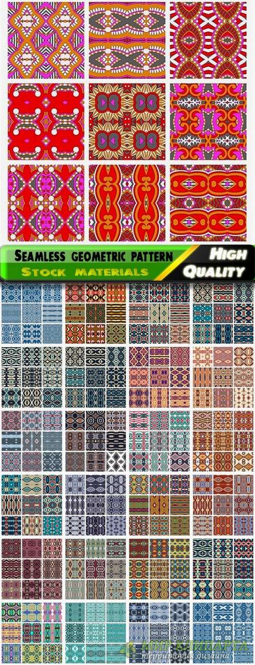 Abstract seamless geometric pattern in vector from stock - 25 Eps
